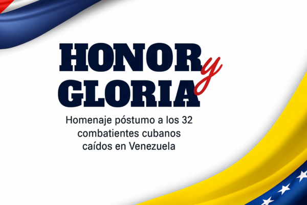 This Friday afternoon, a tribute to the fallen fighters in Venezuela